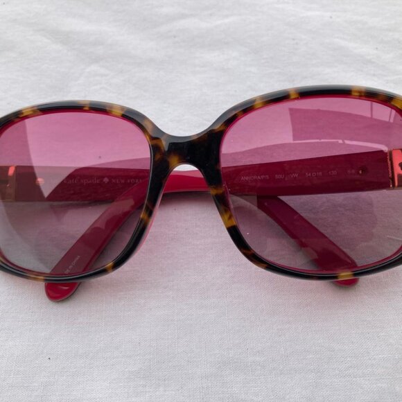 KATE SPADE Women Sunglasses Annora/P/S S0U VW Havana Shades Red Lenses 54mm main image 6